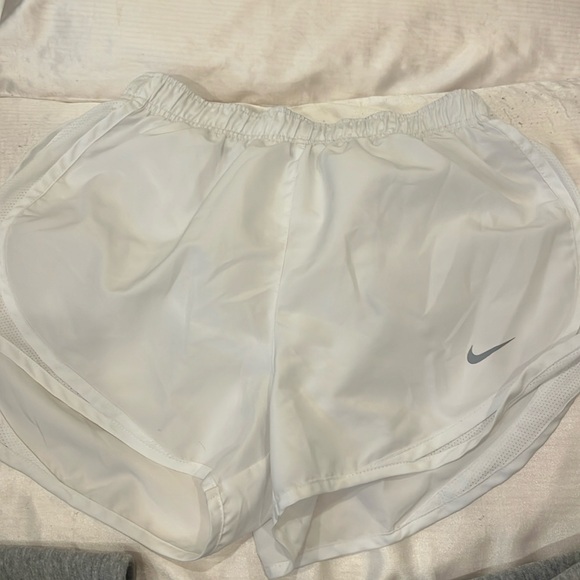 Nike white running shorts - Picture 1 of 2